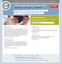 CEOP website screenshot CEOP website screenshot