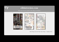Elitist Review website screenshot Elitist Review website screenshot
