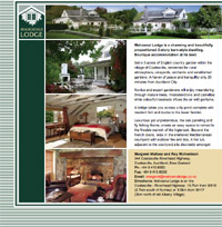 Mahoenui Lodge website screenshot Mahoenui Lodge website screenshot
