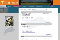Domaine de Triennes website screenshot Domaine de Triennes website screenshot