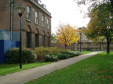 View from the side if the Dial House