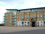 Side view of the building