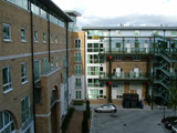 From the front door