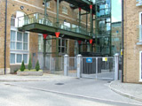 The main access entrance